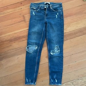 Zara Distressed Skinny Jeans